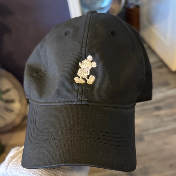 Nike Other - Nike Disney Mickey Black Hat with Gold Logo
